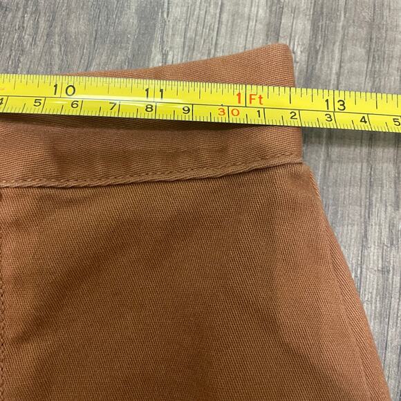 Brown Lace-Up Mini Skirt – Women’s XS/S (Stretch Fit) - Picture 6 of 7